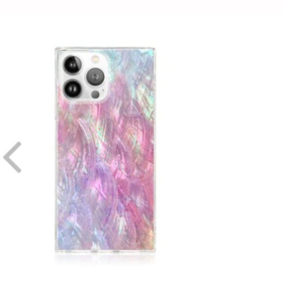 Flaunt Iphone 14Pro Case  Pink Mother of Pearl - Picture 1 of 5